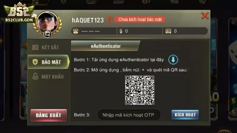 Kích hoạt tài khoản ngay khi truy cập